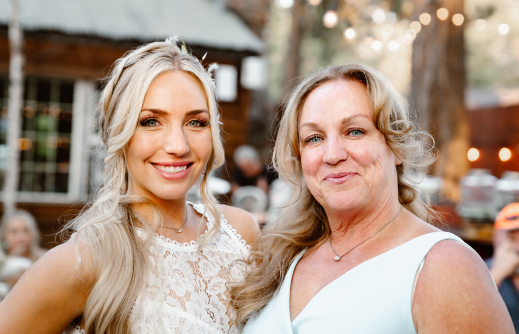 a Bride and her mom