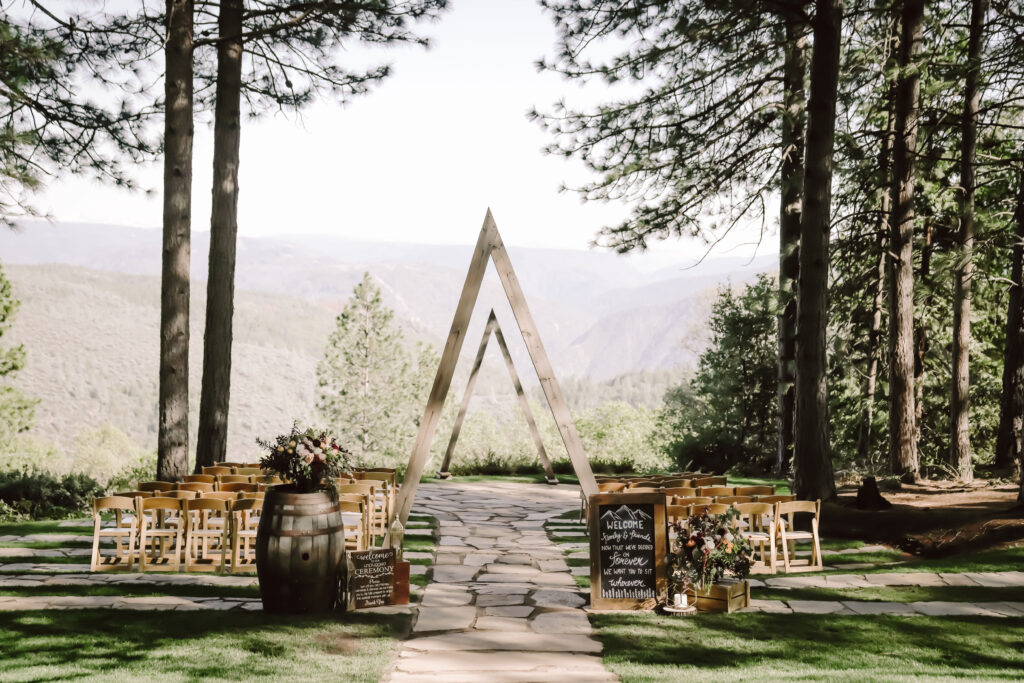 Mountain Wedding ceremony spot
