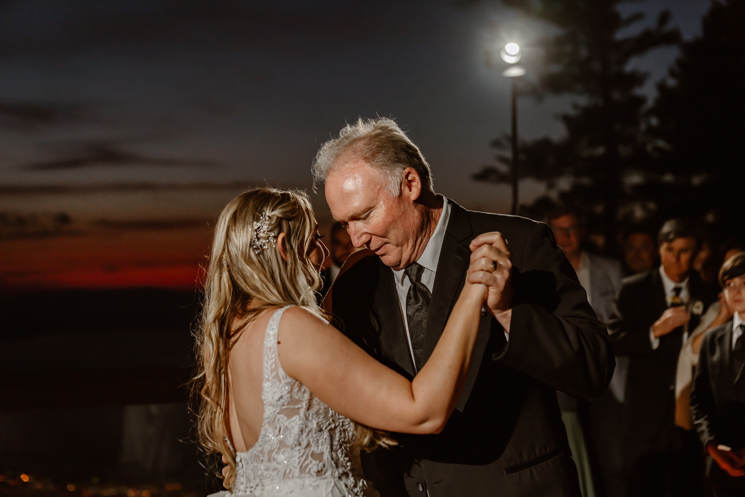 Father daughter dance at Heavenly wedding